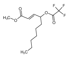 114124-53-7 (E)-methyl 4-(2,2,2-trifluoroacetoxy)dec-2-enoate