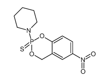 1-(6-nitro-2-sulfanylidene-4H-1,3,2λ<sup>5</sup>-benzodioxaphosphinin-2-yl)piperidine 99300-61-5