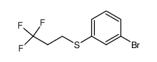 885267-09-4 structure, C9H8BrF3S