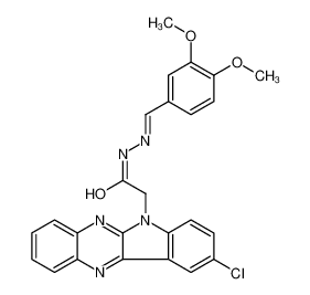 116989-95-8 structure, C25H20ClN5O3