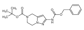 tert-butyl 2-(((benzyloxy)carbonyl)amino)-6,7-dihydropyrazolo[1,5-a]pyrazine-5(4H)-carboxylate 1209488-61-8