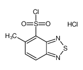 5-methyl-2,1,3-benzothiadiazole-4-sulfonyl chloride,hydrochloride 1185293-68-8