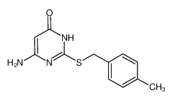 6-氨基-2-[(4-甲基苄基)硫基]-4-嘧啶醇