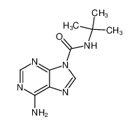 6-amino-N-tert-butylpurine-9-carboxamide 64442-31-5