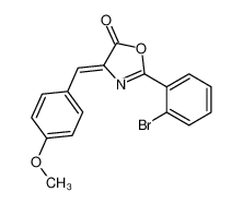 84156-18-3 2-(2-bromophenyl)-4-[(4-methoxyphenyl)methylidene]-1,3-oxazol-5-one