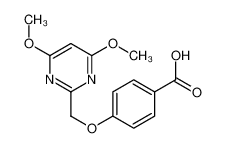 4-[(4,6-Dimethoxy-2-pyrimidinyl)methoxy]benzoic acid 402497-58-9