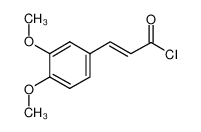 39856-08-1 spectrum, (2E)-3-(3,4-Dimethoxyphenyl)acryloyl chloride