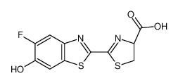 (4S)-2-(5-fluoro-6-hydroxy-1,3-benzothiazol-2-yl)-4,5-dihydrothia zole-4-carboxylic acid 916661-57-9