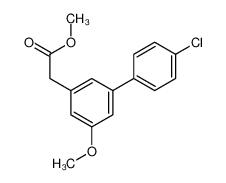 53183-84-9 spectrum, methyl 2-[3-(4-chlorophenyl)-5-methoxyphenyl]acetate