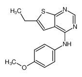 6-ethyl-N-(4-methoxyphenyl)thieno[2,3-d]pyrimidin-4-amine