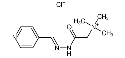 6958-26-5 trimethyl-[2-oxo-2-[2-(pyridin-4-ylmethylidene)hydrazinyl]ethyl]azanium