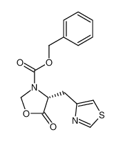 134038-93-0 4-((R)-3-benzyloxycarbonyl-5-oxo-4-oxazolidinone)methylthiazole