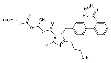 149968-26-3 structure, C27H29ClN6O5