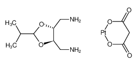 146665-77-2 structure, C11H20N2O6Pt