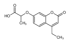 2-[(4-Ethyl-2-oxo-2H-chromen-7-yl)oxy]-propanoic acid 314742-23-9