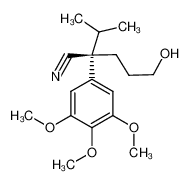 38532-60-4 (4R)-(+)-4-cyano-4-(3,4,5-trimethoxyphenyl)-4-isopropylbutanol