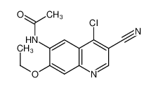 N-(4-Chloro-3-cyano-7-ethoxy-6-quinolinyl)acetamide 848133-76-6