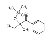 121788-91-8 structure, C13H19ClO2Si