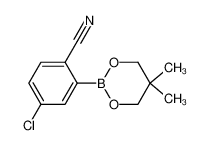 4-chloro-2-(5,5-dimethyl-1,3,2-dioxaborinan-2-yl)benzonitrile 883898-93-9