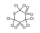 1965-15-7 structure, C3Cl6O4S3