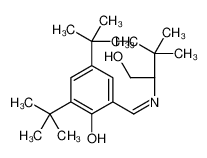 2-[(E)-{[(2S)-1-Hydroxy-3,3-dimethyl-2-butanyl]imino}methyl]-4,6- bis(2-methyl-2-propanyl)phenol 174022-08-3