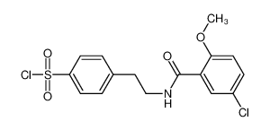 4-[2-(5-氯-2-甲氧基苯甲酰氨基)乙基]苯磺酰氯