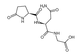 2-[[4-amino-4-oxo-2-[(5-oxopyrrolidine-2-carbonyl)amino]butanoyl]amino]acetic acid 73024-87-0