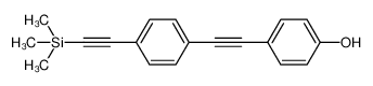 4-((4-((三甲基甲硅烷基)乙炔)苯基)乙炔)苯酚