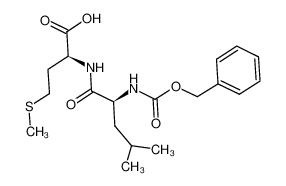 2-[[2-(苄基氧基羰基氨基)-4-甲基-戊酰]氨基]-4-(甲硫基)丁酸