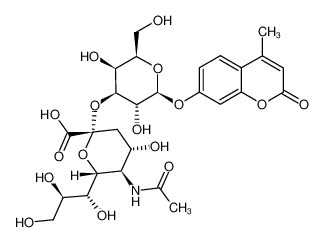 920975-63-9 4-methylumbelliferyl(5-acetamido-3,5-dideoxy-D-glycero-α-D-galactonon-2-ulopyranosylonic acid)-(2->3)-β-D-galactopyranoside