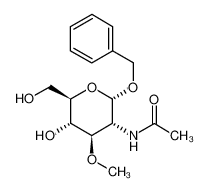BENZYL 2-ACETAMIDO-2-DEOXY-3-O-METHYL-ALPHA-D-GLUCOPYRANOSIDE 96%