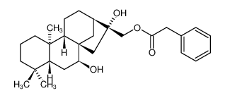 (5β,7β,8α,9β,10α,13α,16β)-7,16-Dihydroxykauran-17-yl phenylacetat e 1169806-00-1