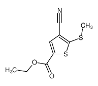 4-氰基-5-甲硫基噻吩-2-甲酸乙酯