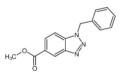 1-benzyl-1H-benzotriazole-5-carboxylic acid methyl ester 951558-74-0