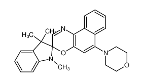 1,3,3-trimethyl-6'-morpholinospiro(indoline-2,3'-3H-naphtho[2,1-b][1,4]-oxazine) 114747-48-7