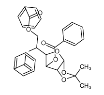 1-((3aR,6aR)-6-(benzoyloxy)-2,2-dimethyltetrahydrofuro[2,3-d][1,3]dioxol-5-yl)ethane-1,2-diyl dibenzoate 6339-03-3