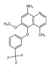 82333-41-3 spectrum, 8-amino-6-methoxy-4-methyl-5-(3-trifluoromethylphenoxy)quinoline