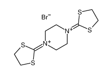 74038-05-4 structure, C10H16BrN2S4+