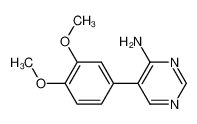 5-(3,4-dimethoxyphenyl)pyrimidin-4-amine 25844-65-9