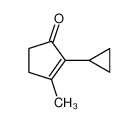 2-cyclopropyl-3-methylcyclopent-2-en-1-one 58729-23-0