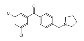 (3,5-二氯苯基)[4-(1-吡咯烷基甲基)苯基]甲酮