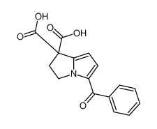 5-benzoyl-2,3-dihydropyrrolizine-1,1-dicarboxylic acid 175459-90-2