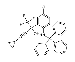 221177-50-0 5-Chloro-α-(cyclopropylethynyl)-2-(triphenylmethyl)-amino-α-(trifluoromethyl) benzenemethanol