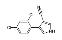 4-(2,4-Dichlorophenyl)-1H-pyrrole-3-carbonitrile 87388-06-5