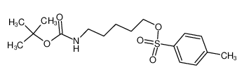 5-(t-Boc-amino)-1-pentyl-p-toluenesulfonate 118811-34-0