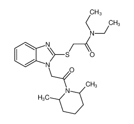 606110-25-2 structure, C22H32N4O2S