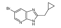 6-bromo-2-(cyclopropylmethyl)-1H-imidazo[4,5-b]pyridine 947533-92-8