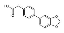 2-[4-(1,3-benzodioxol-5-yl)phenyl]acetic acid 669713-76-2