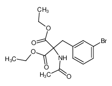 diethyl (acetylamino)[(3-bromophenyl)methyl]propanedioate 15017-44-4