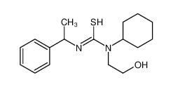 74787-95-4 1-cyclohexyl-1-(2-hydroxyethyl)-3-(1-phenylethyl)thiourea